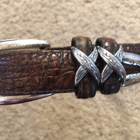 Western snakeskin style Brighton Brown Medium - Picture 3 of 8